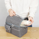 Axyaa Insulated Multi-Pocket Lunch Bag for Kids – Spacious and Durable Storage Solution