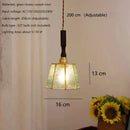 Axyaa Colourful Scandinavian Glass Pendant Lights for Kitchen Dining Room, Brass Led Pendant Lamp