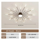 Axyaa LED Ceiling Lamp: Modern Nordic Living Room Dining Bedroom Lighting