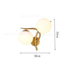 Axya Nordic Iron LED Wall Lamp Glass Ball Light Fixtures