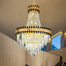 Axyaa Main Living Room Crystal Chandelier - Post-modern Light Luxury Design