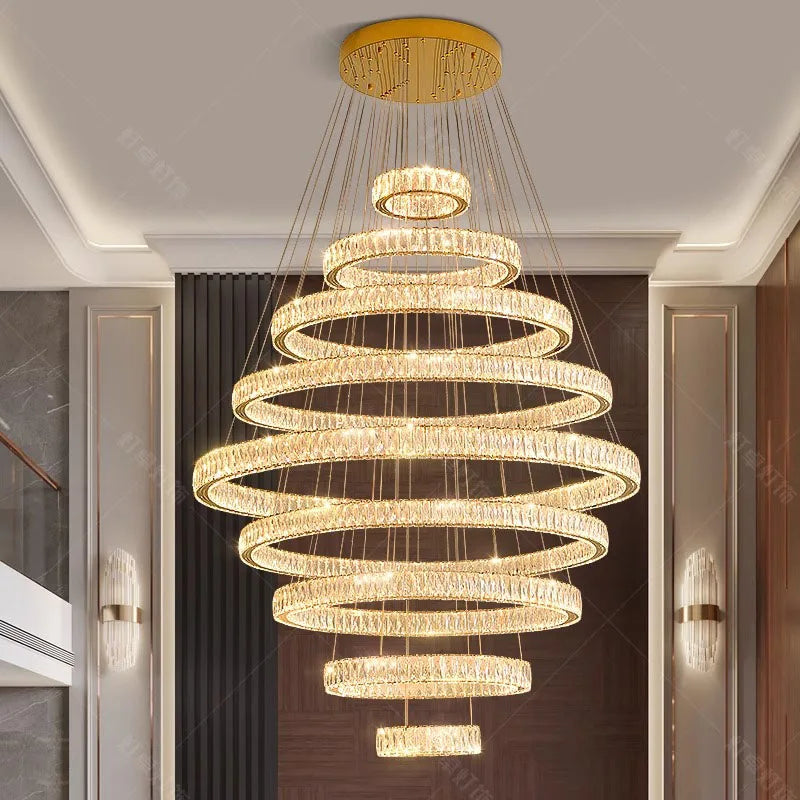 Axyaa Modern Dining Room Pendant Light Indoor LED Chandelier