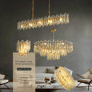 Axyaa Luxury Crystal LED Chandelier for Elegant Interiors