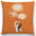 Axyaa Cartoon Animals Cushion Cover - Cat Flamingo Penguin Rabbit Pillow Case