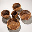 Axyaa Rattan Wicker Serving Baskets: 10 Styles for Bread, Fruit, Vegetables