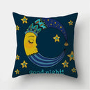 Axyaa Rainbow Nebula Throw Pillow Case for Living Room and Bedroom