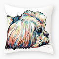 Axyaa Dog Yorkie Pug Cute Pillowcase Sofa Bedroom Decoration