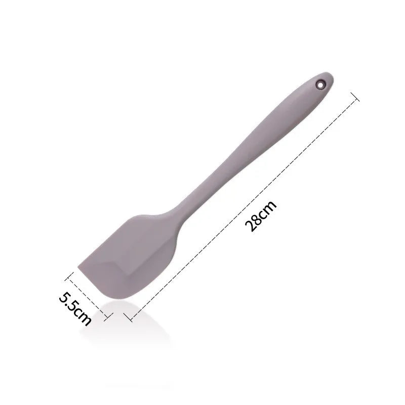 Axyaa Silicone Cream Scraper & Spatula Cutter - Kitchen Baking Pastry Tool