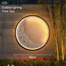 Axyaa Moon Light Outdoor LED Wall Light for Garden Villa Decoration