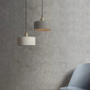 Axyaa Terrazzo LED Cement Horn Chandelier & Bedside Lamp Set