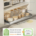 Axyaa Stainless Steel Expandable Dish Rack Drawer Basket Organizer