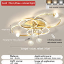 Axyaa LED Ring Ceiling Lamp | Gold Bedroom Study Living Room Light