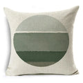 Axyaa Green Floral Pattern Cushion Cover for Home Sofa Car Decor