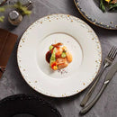 Axyaa Ceramic Plate Set for Molecular Cuisine and Steak, Snacks, Pasta Dish Serving