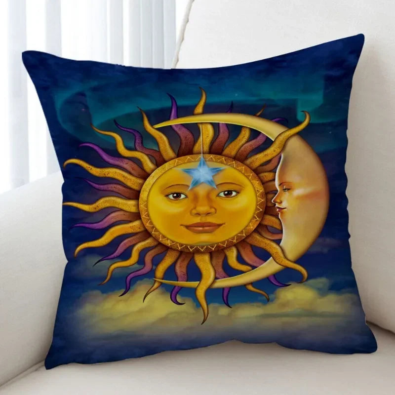 Axyaa Skull Lighthouse Monster Cushion Covers 45x45CM - Cool Art Animals Scary Design