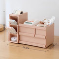 Axyaa Desk Organizer with Drawer - Large Capacity Stationery Storage Box