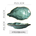 Axyaa Kiln-changing Ceramic Oyster Dessert Dish for Restaurants and Hotels
