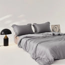 Axyaa Mulberry Silk Duvet Cover, Ultra Soft Quilt, King Size Bedding with Zipper