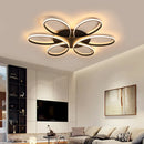 Axyaa LED Flower Shape Ceiling Light with Remote Control - Dimmable Modern Flush Mount