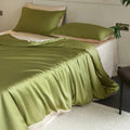 Axyaa Mulberry Silk Comforter Cover - Solid Color Quilt Cover with Zipper Closure