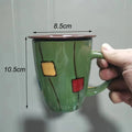 Axyaa Cartoon Ceramic Mug - Fun Tea & Coffee Cup Gift