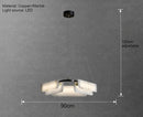Axyaa Modern Minimalist Pendant Lamp Light Luxury Design for Living Room Bedroom & Bar