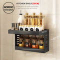 Axyaa 2-Layer Kitchen Storage Organizer for Seasoning Bottles and Utensils