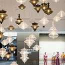 Axyaa Industrial Vintage Glass Pendant Lamp for Bar Dining Room Lighting