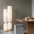 Axyaa TAISTO Pendant Lamp: Nordic Pleated Fabric Lampshade for Home Décor