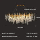 Axyaa Crystal Chandeliers: Elegant Home Villa Ceiling Pendant Lamps