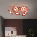 Axyaa Nordic Glass Flower Pendant Light for Home Decor and Restaurant Ambiance