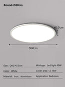 Axyaa Ultra Slim LED Ceiling Light for Modern Minimalist Home Decor