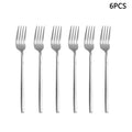 Axyaa Silver Stainless Steel Tableware Set for Home and Hotel Dining