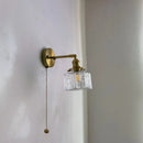Axyaa Glass Copper LED Wall Lamp - Modern Nordic Design