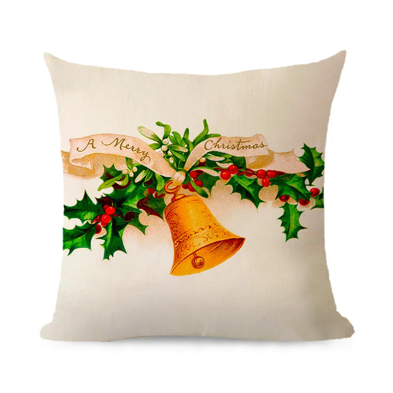 Axyaa Christmas Cushions 45x45 for Living Room Sofa Bed Decor - Modern Home Decoration