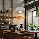 Axyaa Minimalist Cream Pendant Light for Designer Restaurant & Clothing Store