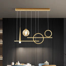 Axyaa Modern LED Ceiling Chandelier Pendant Lights for Bedroom & Dining Room