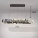Axyaa Ring LED Pendant Light for Modern Home Decor and Dining Room Chandeliers