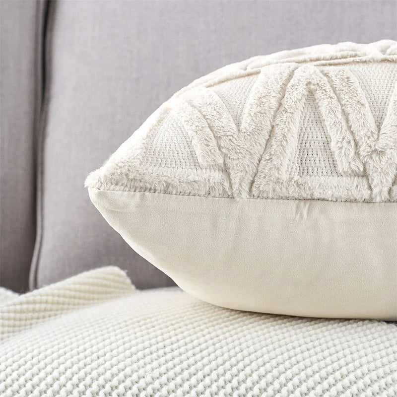 Axyaa Soft Plush Cushion Cover Set for Autumn Home Decor