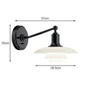 LED Wall Lamp by Axyaa: Danish Design, Nordic Home Decor, Glass Shade, Replaceable Bulb, Bedroom Lighting.