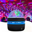 Starry Sky Projector Lamp by Axyaa: Colorful Night Light Magic Ball Rotation