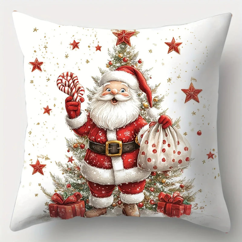 Axyaa Christmas Decor Pillowcase Home Room Sofa Cushion Cover