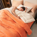 Axyaa Queen Size Winter Fleece Blanket: Soft, Cozy, Plush, Thick Lambswool Throw Blanket