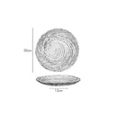 Axyaa Glass Dinner Plate Set - Restaurant Style Specialty Tableware