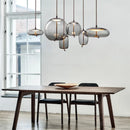 Axya Nordic Modern LED Glass Pendant Lights for Kitchen Living Room and Cafe