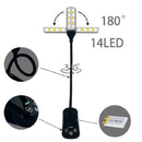 Axyaa Clip-On Book Light: 3 Colors, 8 Brightness, USB Rechargeable, Portable LED Reading Lamp
