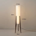 Axyaa Solid Wood LED Floor Lamp for Room Decor and Lighting