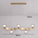 Axyaa Modern Pendant Chandeliers for Living Room, LED Hanging Light for Indoor Lighting
