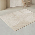 Axyaa Soft French Line Carpets for Modern Living Room Wabi Sabi Style Rug