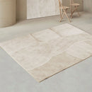 Axyaa Soft French Line Carpets for Modern Living Room Wabi Sabi Style Rug